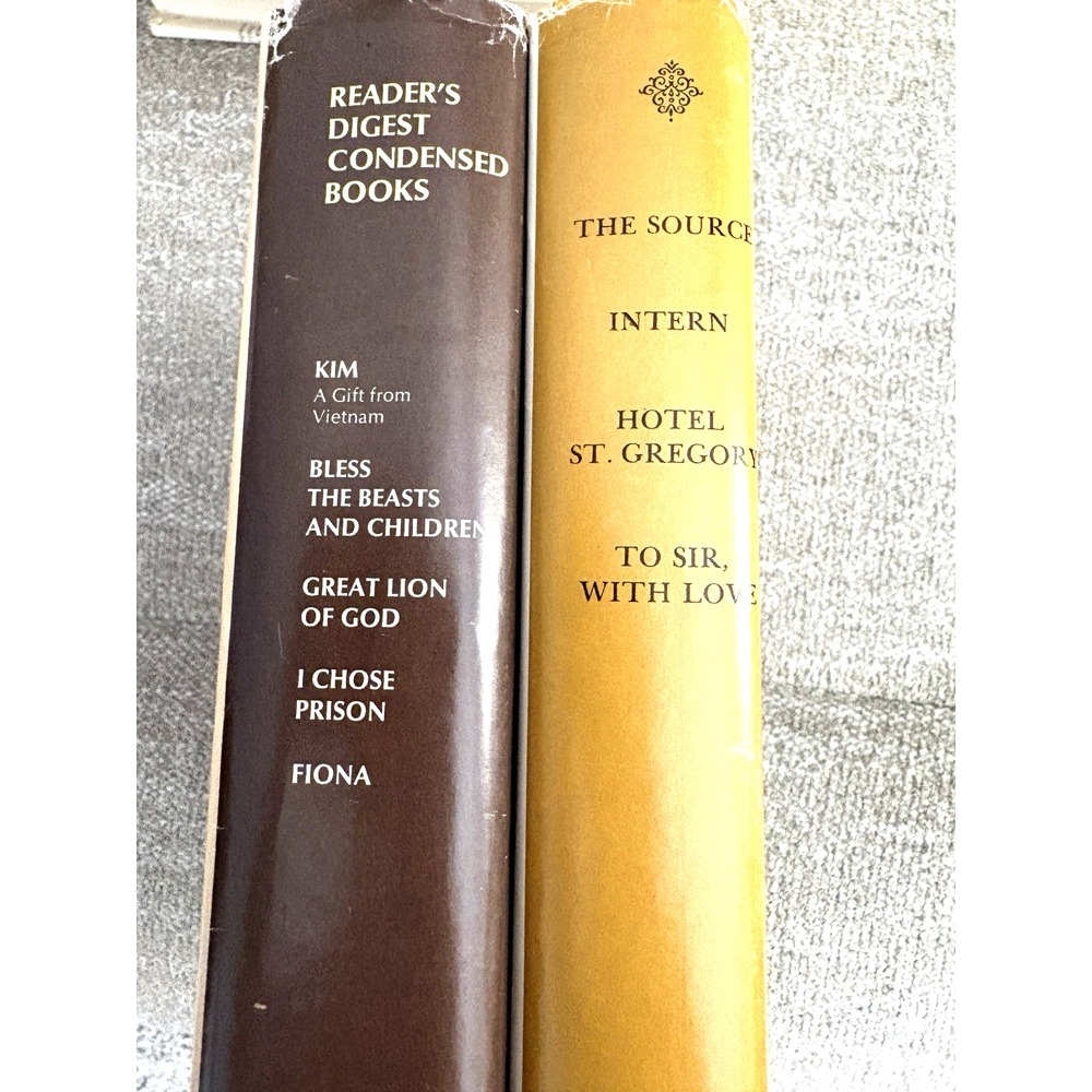 Readers Digest 1969 & 1970 Non-Fiction Hardcover Books w/Dust Jackets Lot of 2